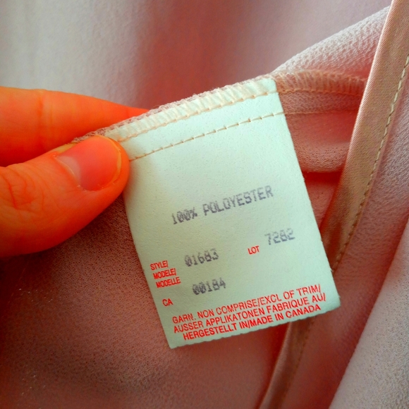 Semi Sheer Light Pink Algo Cardigan Sz 18 - Picture 3 of 6